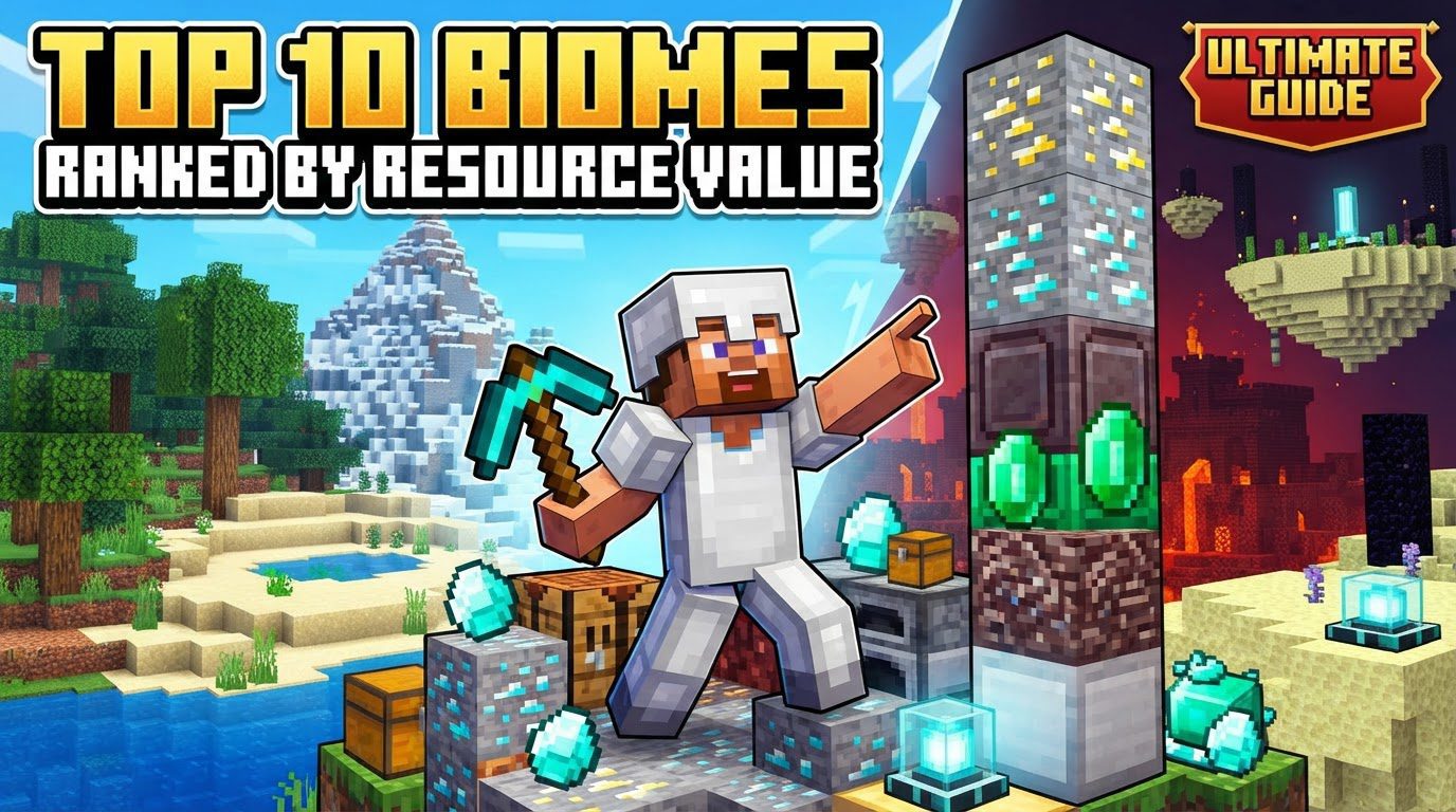 A panoramic view of a vibrant Badlands biome with towering terracotta spires, a lone player standing at the base.