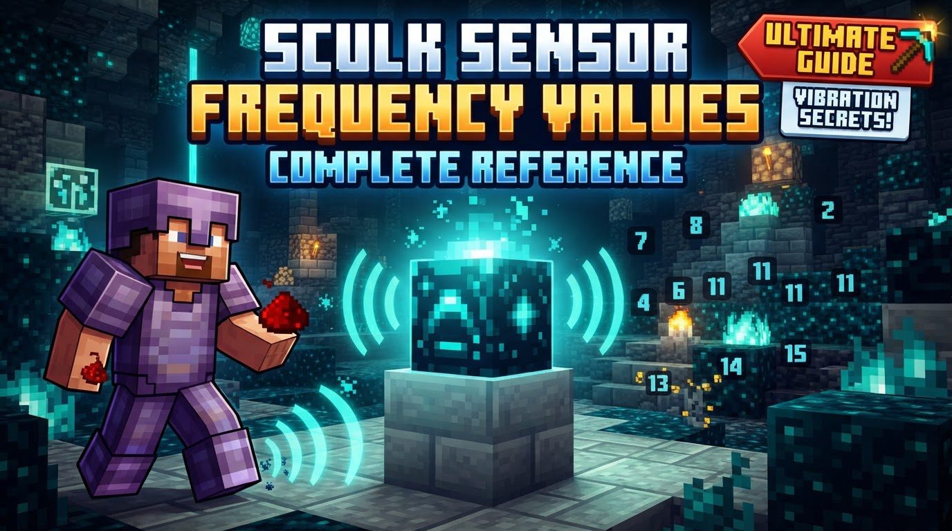 Sculk Sensor Frequency Values: Complete Reference - Mc-Mod.Net