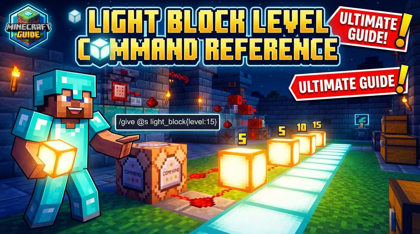 Light Block Level Command Reference - Mc-Mod.Net