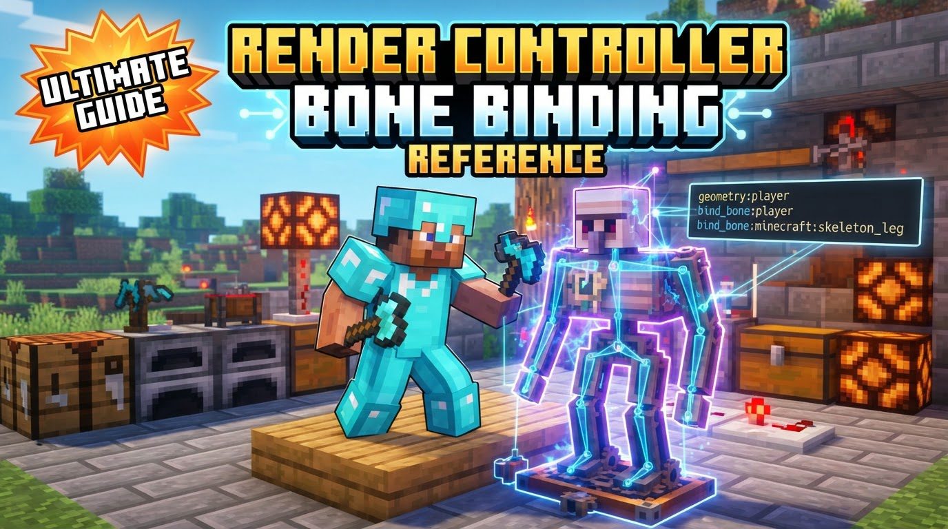 Render Controller Bone Binding Reference - Mc-Mod.Net