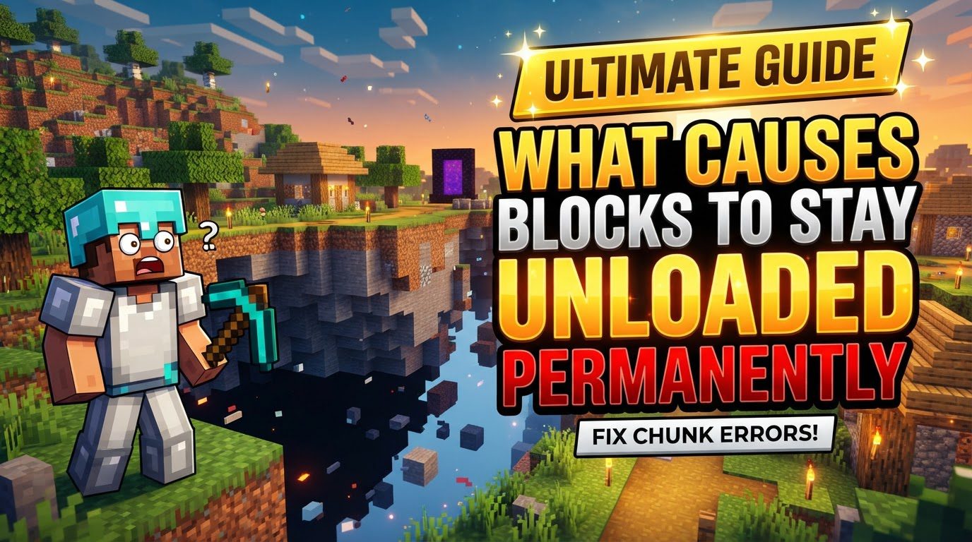 A Minecraft player stands on the edge of a loaded chunk, looking out into an empty void where the world should be, with the F3 debug screen open.