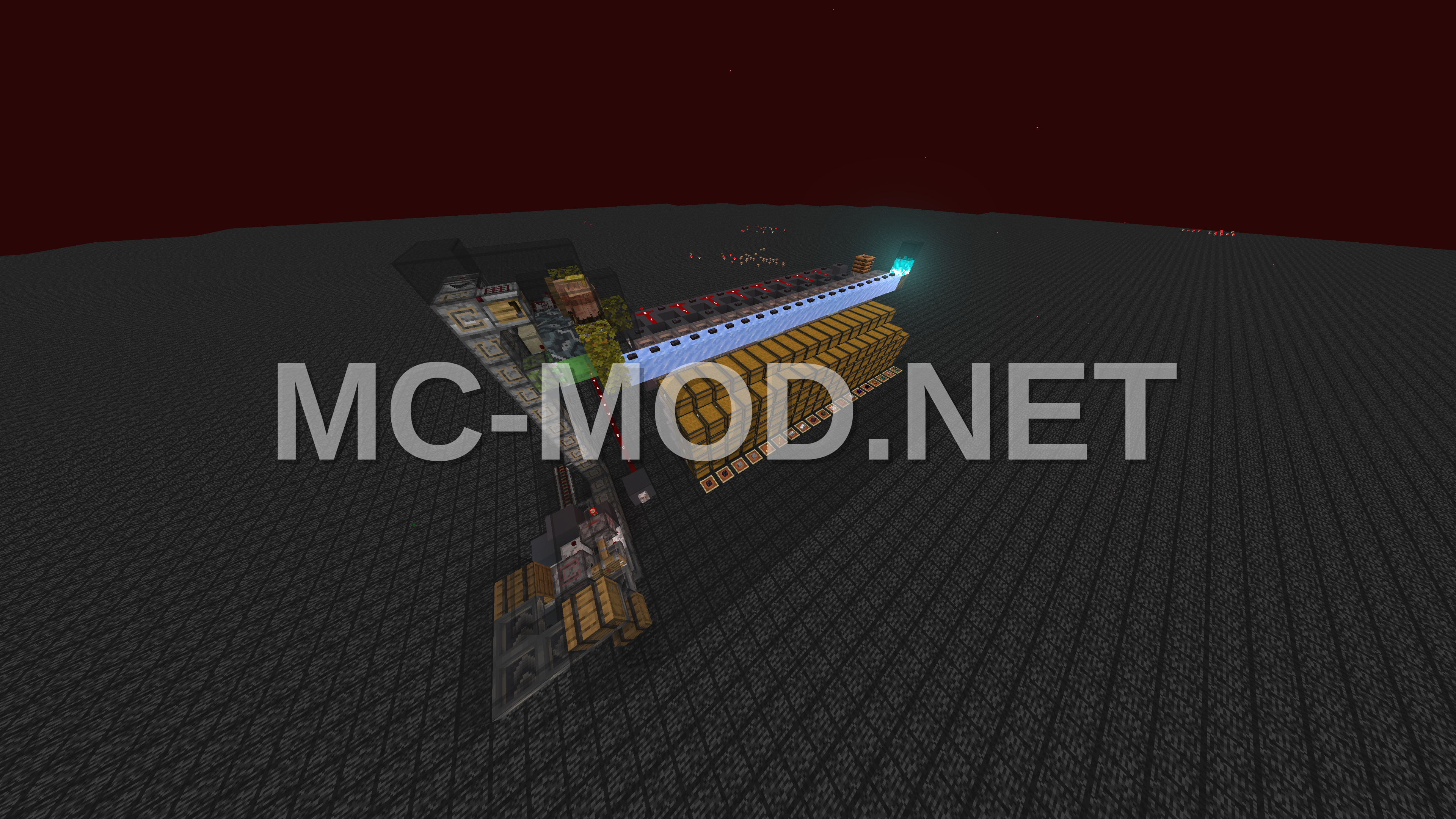 Piglin Bartering Station With Gold Block Unloader