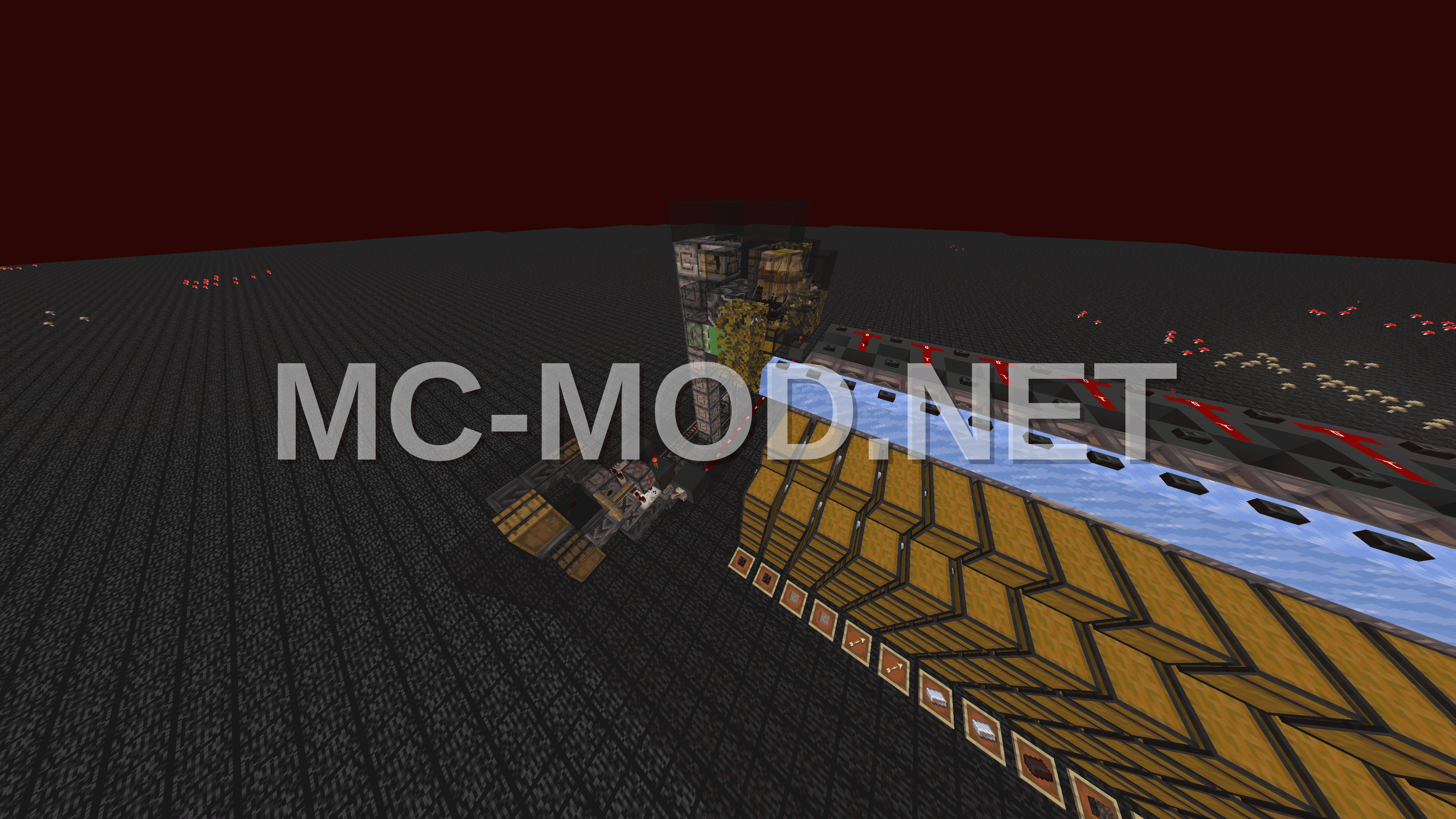 Piglin Bartering Station With Gold Block Unloader