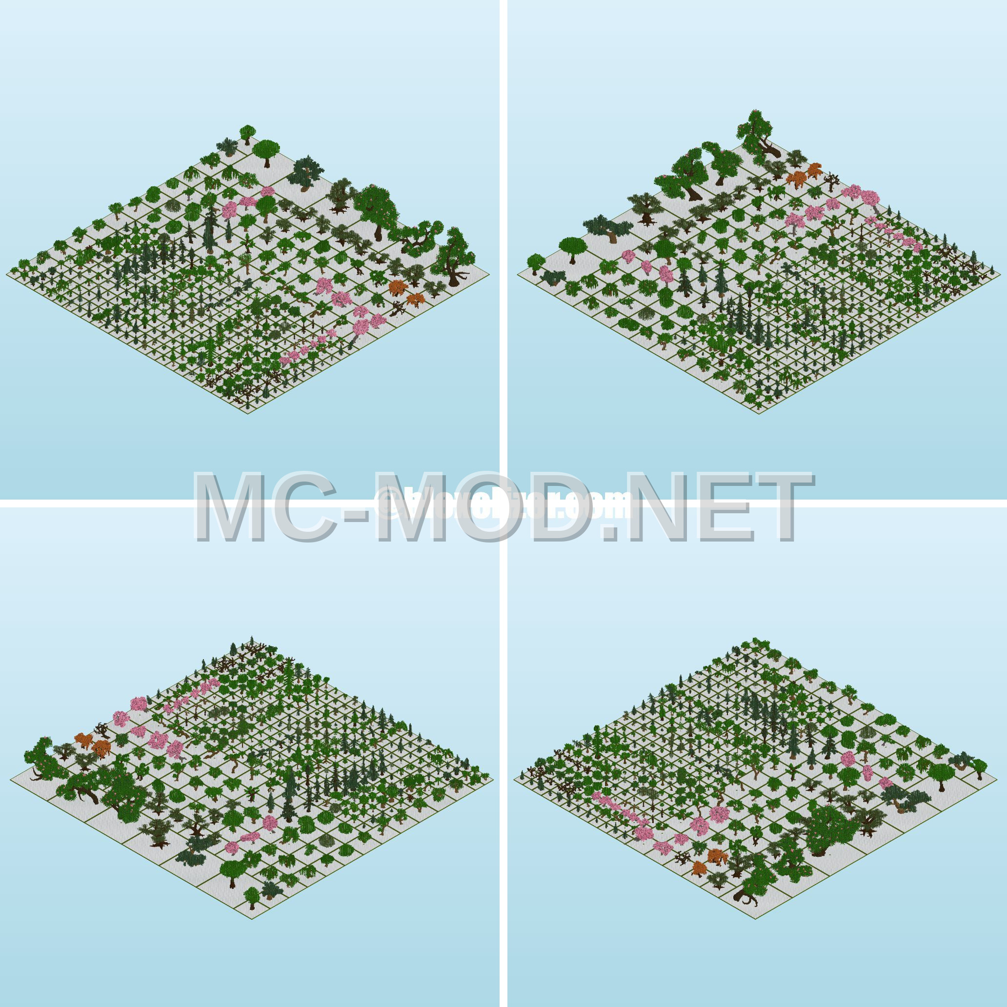 370 Unique Custom Trees