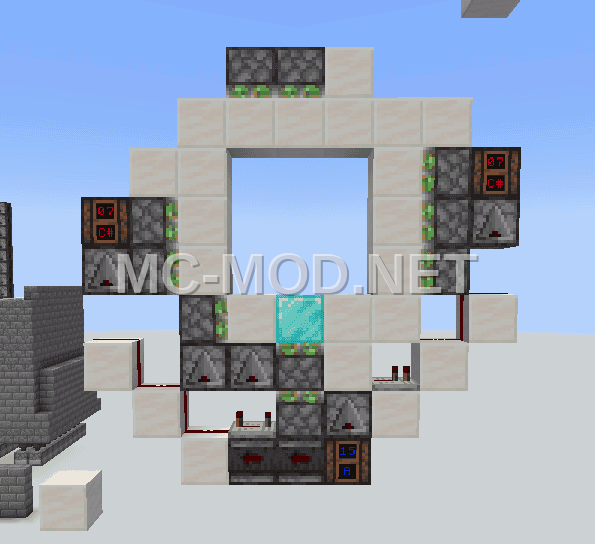 Minecraft 3×3 Door Schematic