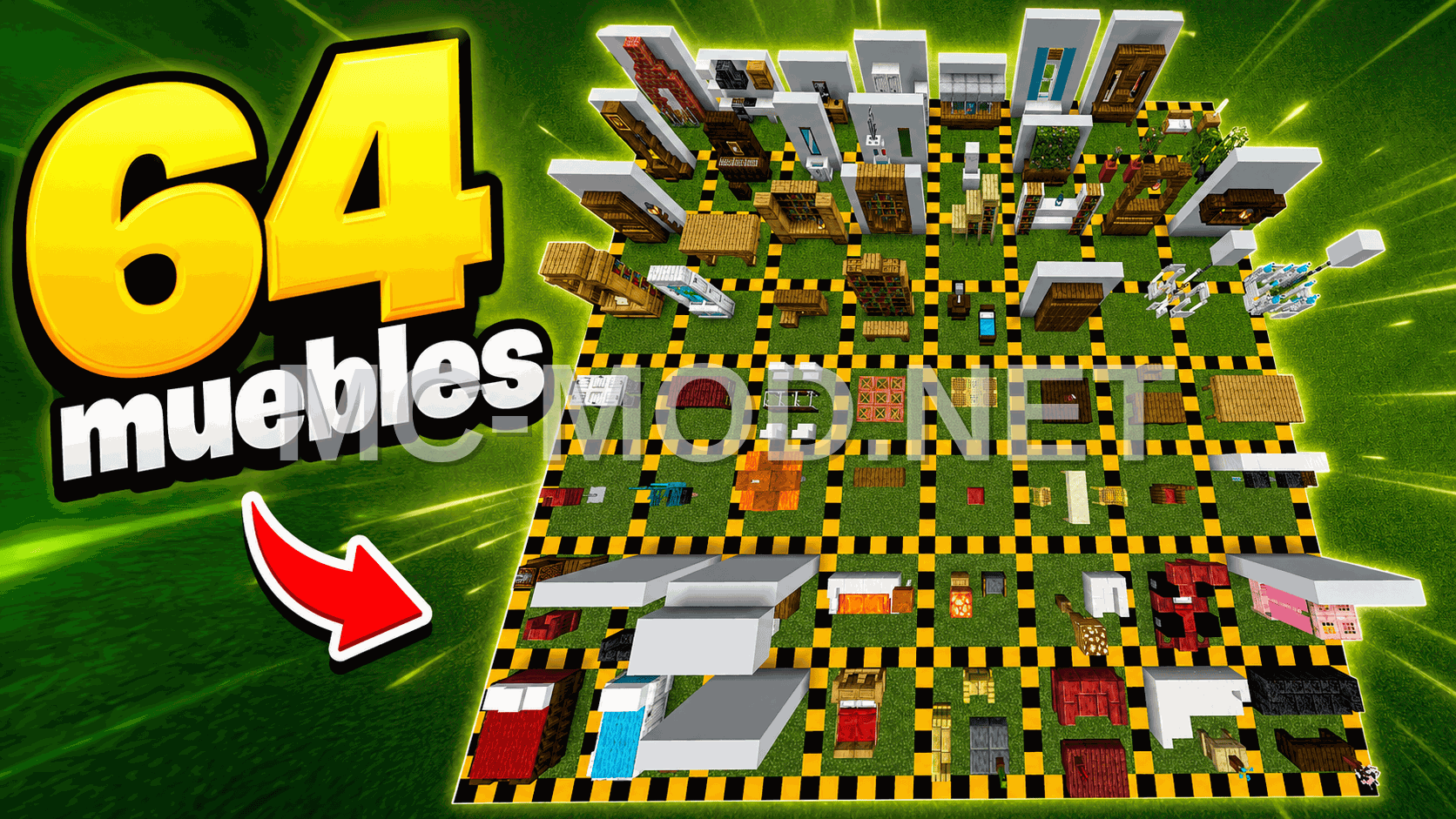 64 Unique Furniture Designs for Minecraft Homes