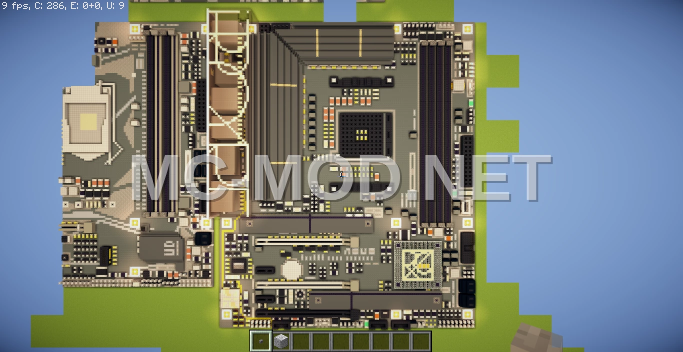 ASUS B550-CREATOR Motherboard Voxel Art