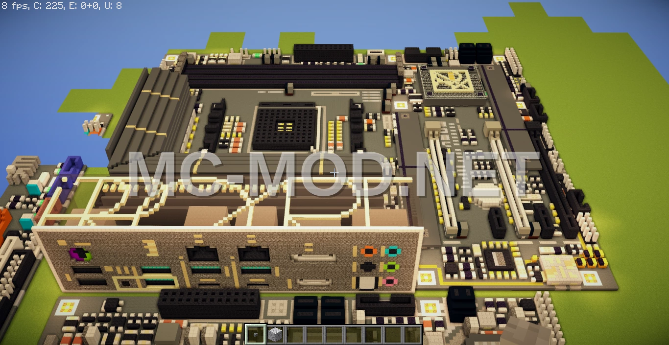 ASUS B550-CREATOR Motherboard Voxel Art