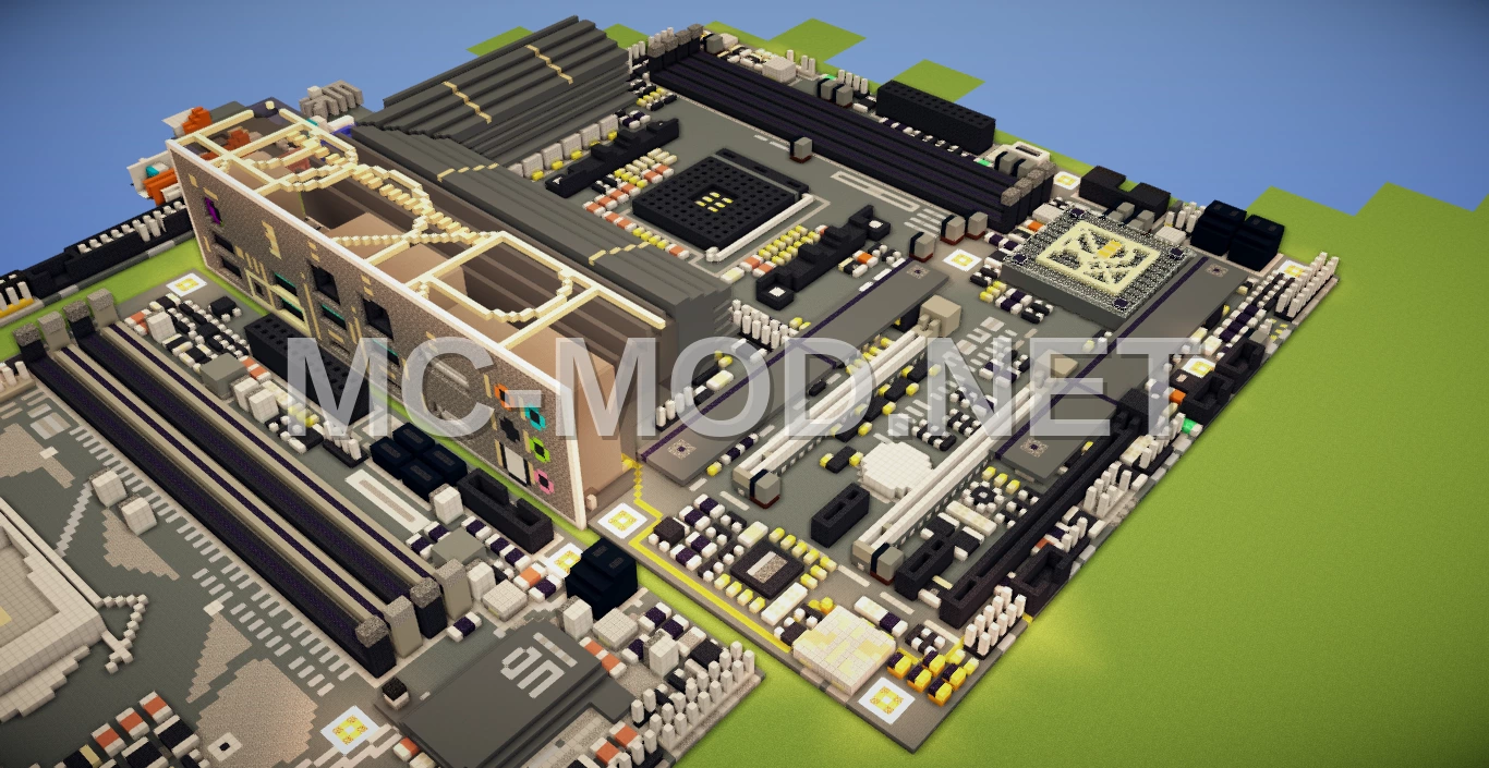 ASUS B550-CREATOR Motherboard Voxel Art