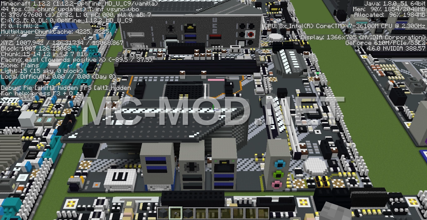 MSI B550M-BAZOOKA Motherboard Voxel Art