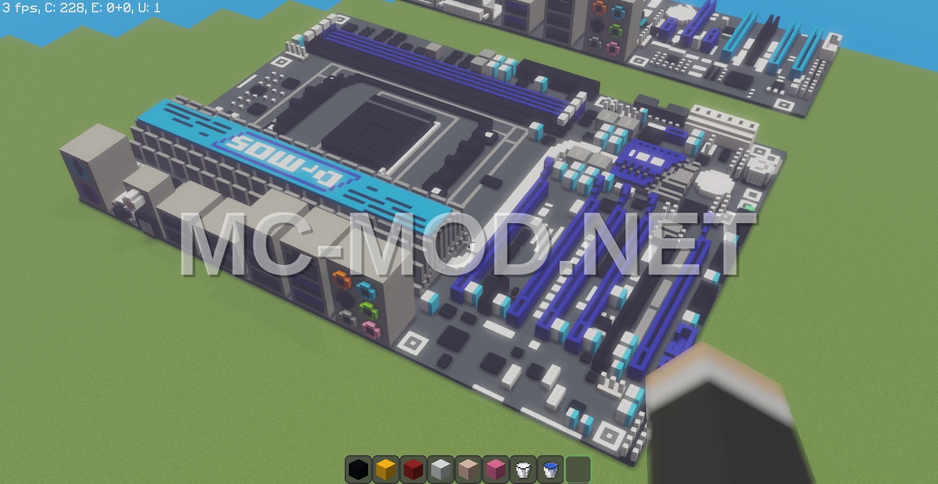 AMD Motherboard Pixel Art