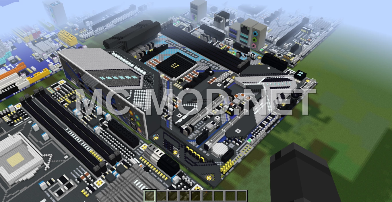 ASRock B550 Extreme4 Motherboard Voxel Art