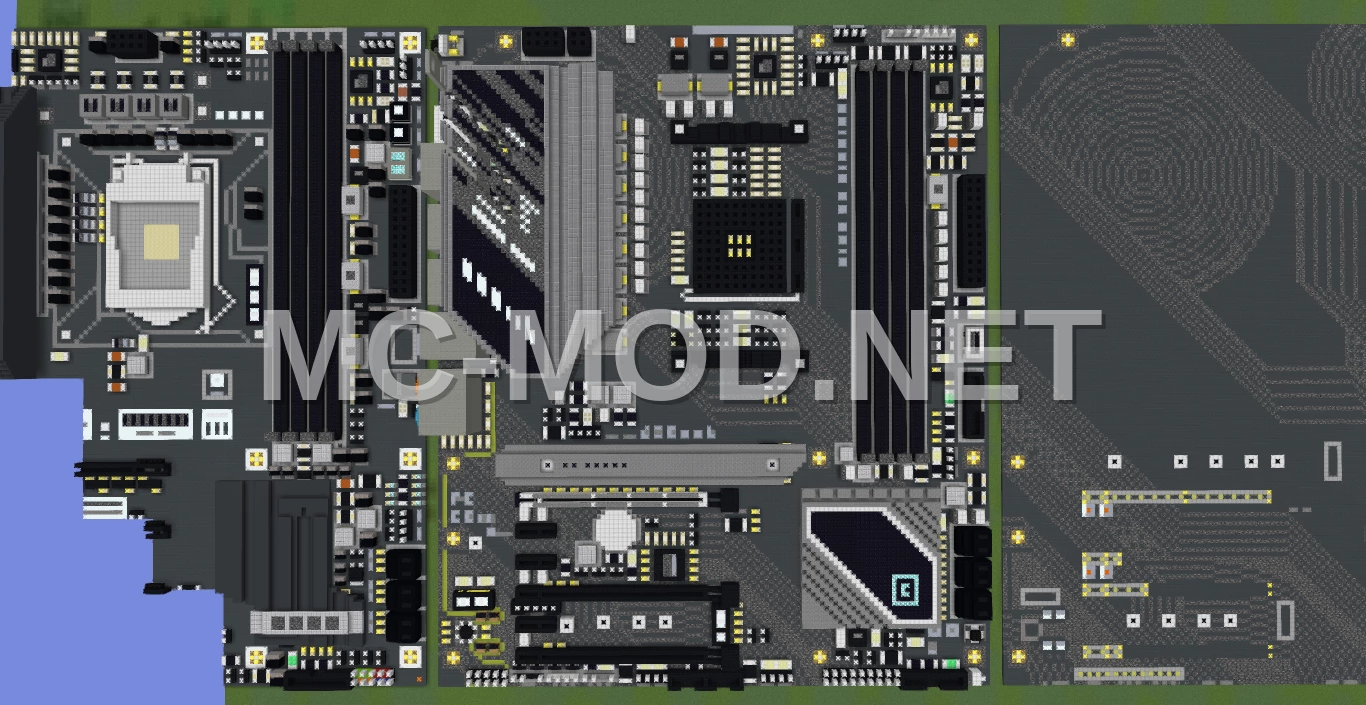 ASRock X570S PG Riptide Motherboard Pixel Art