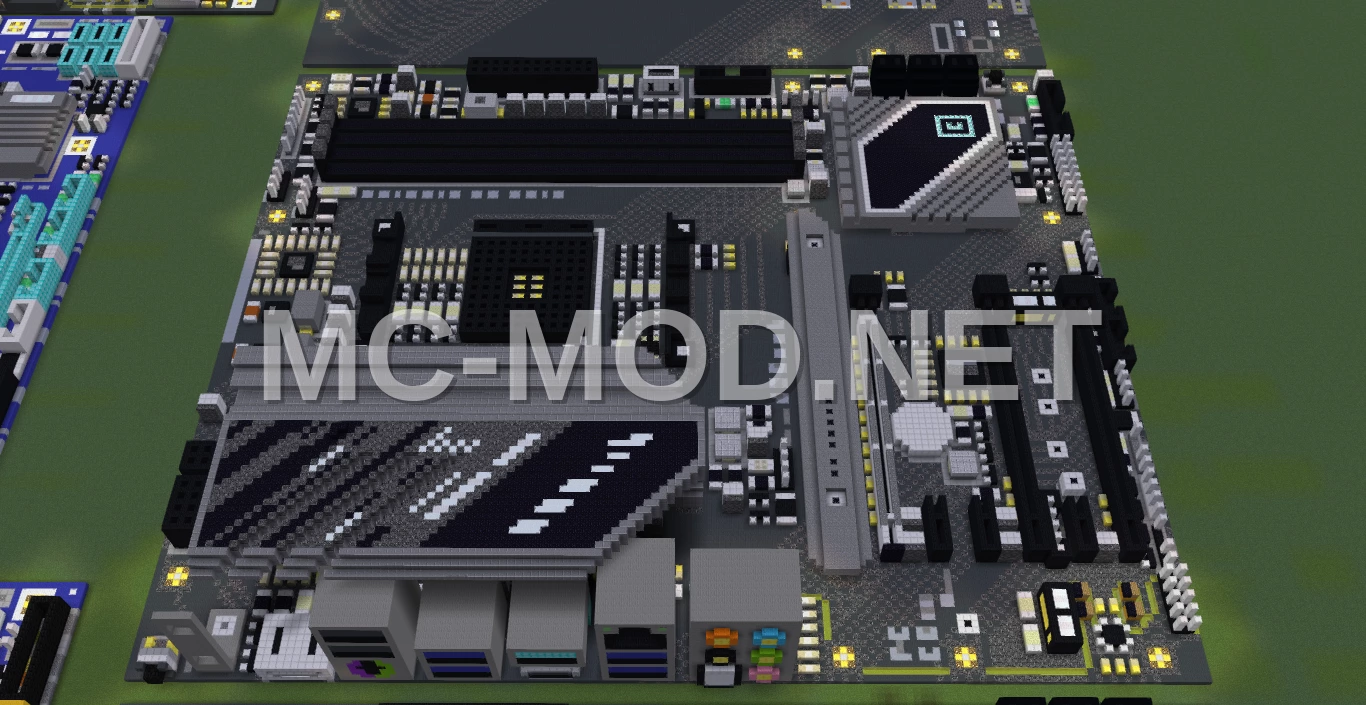 ASRock X570S PG Riptide Motherboard Pixel Art