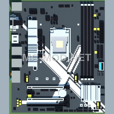 ASRock Z270M Extreme4 Motherboard Pixel Art