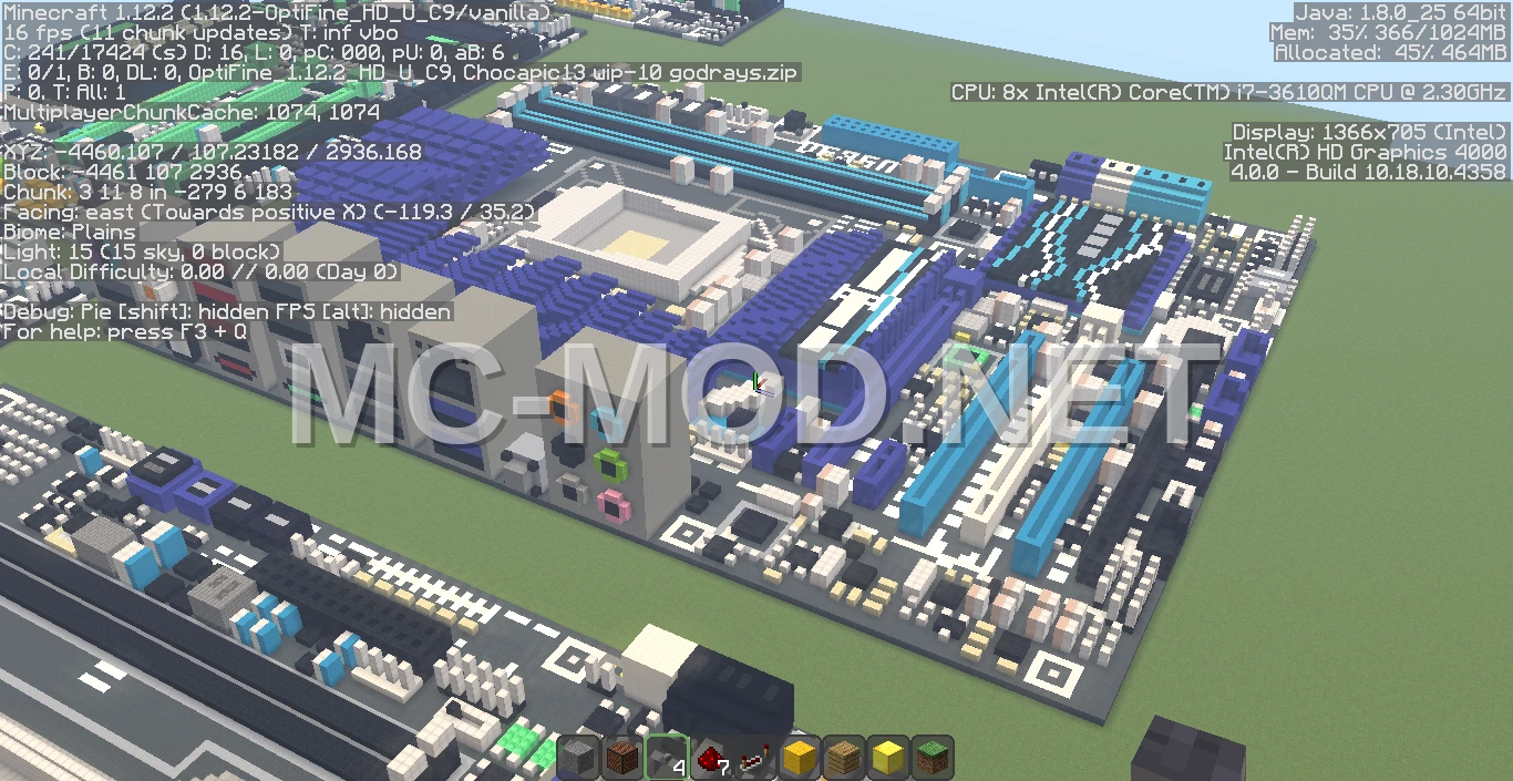 ASUS P8P67 Motherboard Pixel Art