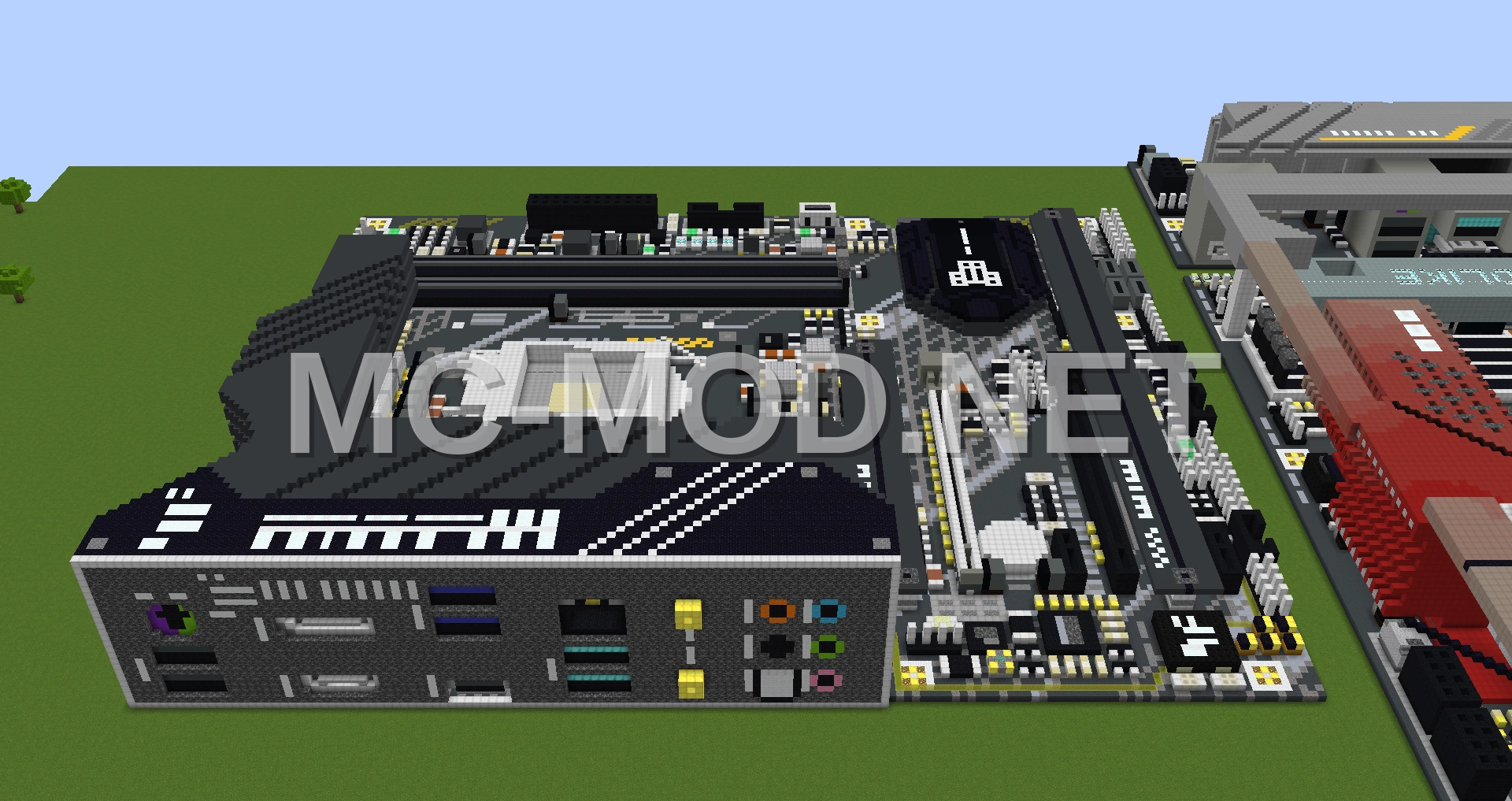 ASUS TUF Gaming Motherboard Pixel Art