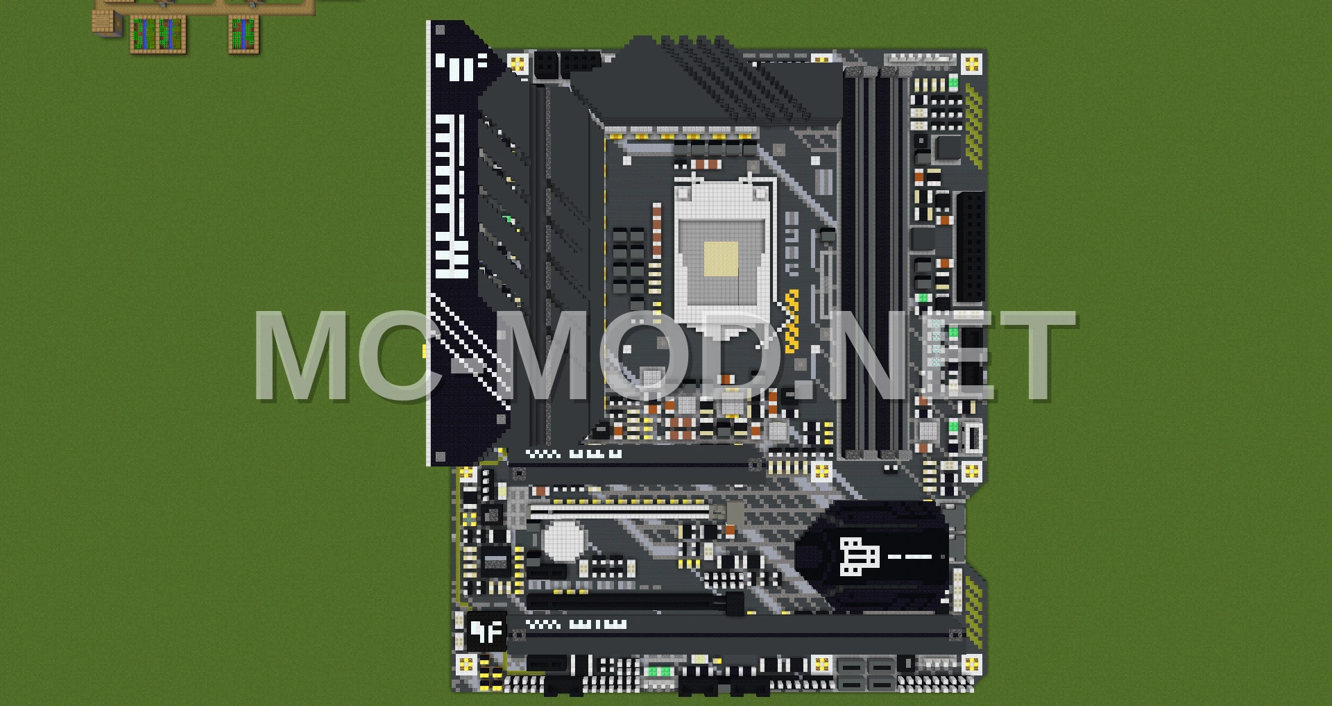 ASUS TUF Gaming Motherboard Pixel Art