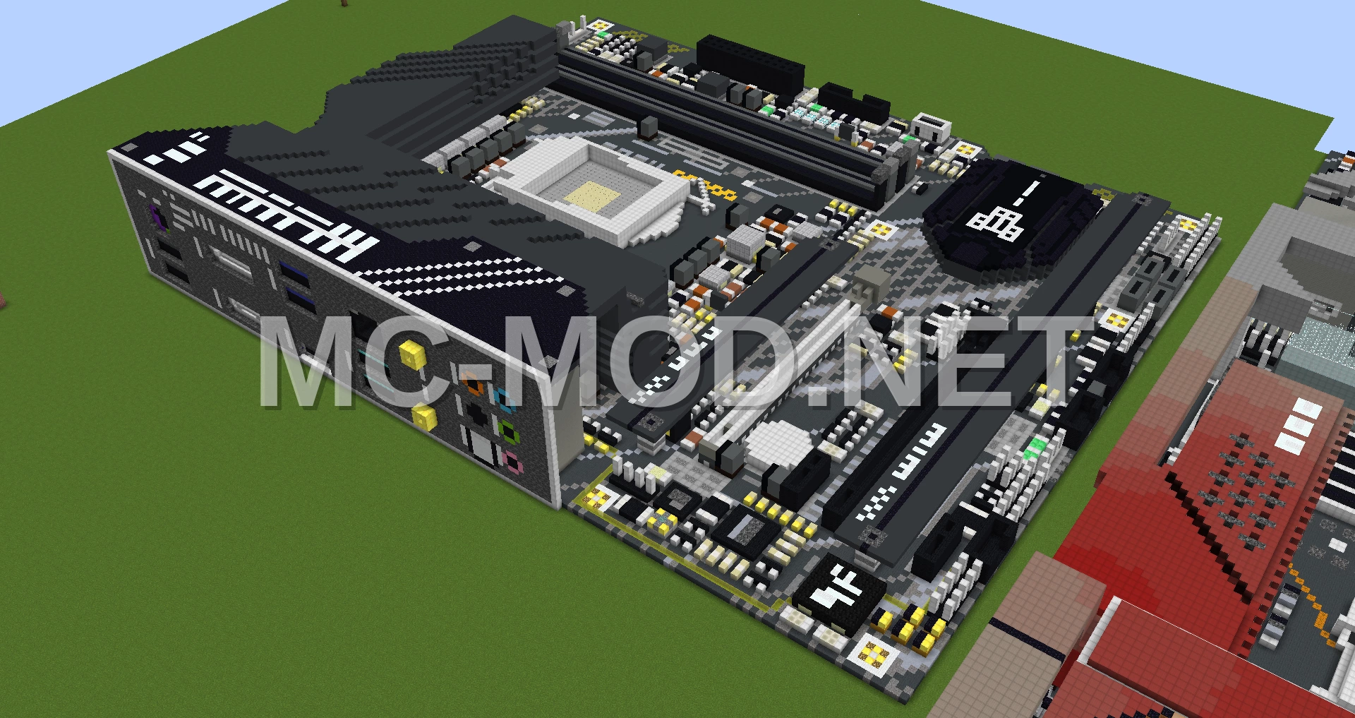 ASUS TUF Gaming Motherboard Pixel Art