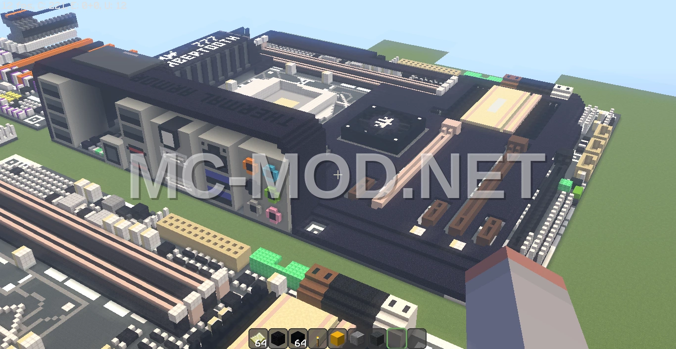 ASUS TUF Z77 Motherboard Pixel Art
