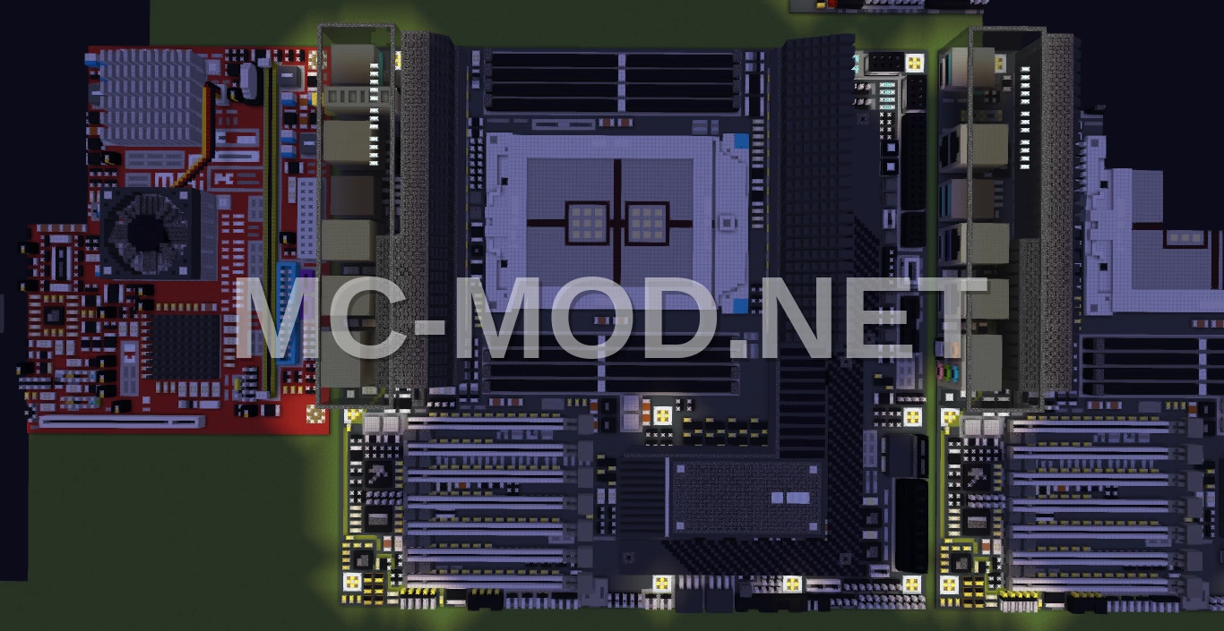 ASUS Workstation Motherboard Voxel Art