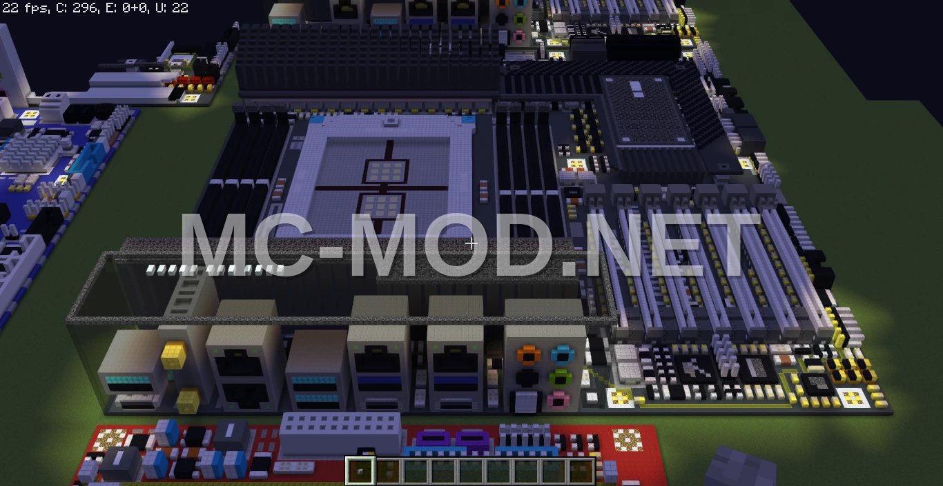 ASUS Workstation Motherboard Voxel Art