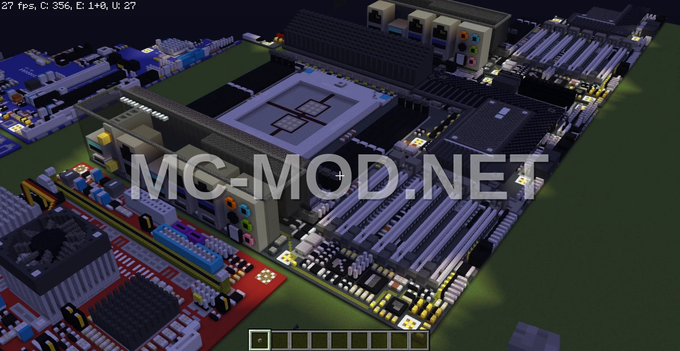 ASUS Workstation Motherboard Voxel Art