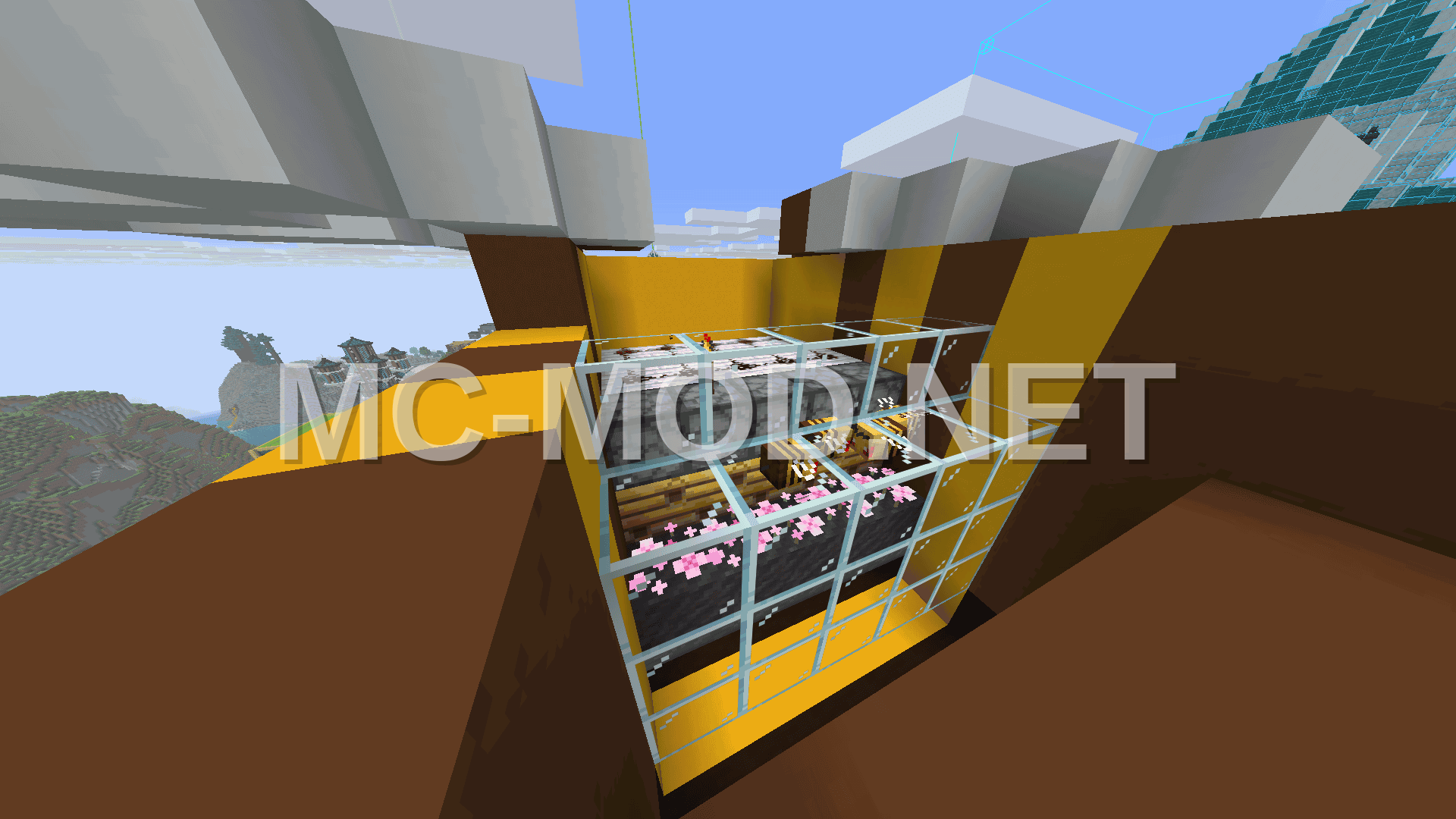 Giant Bee Honeycomb Farm