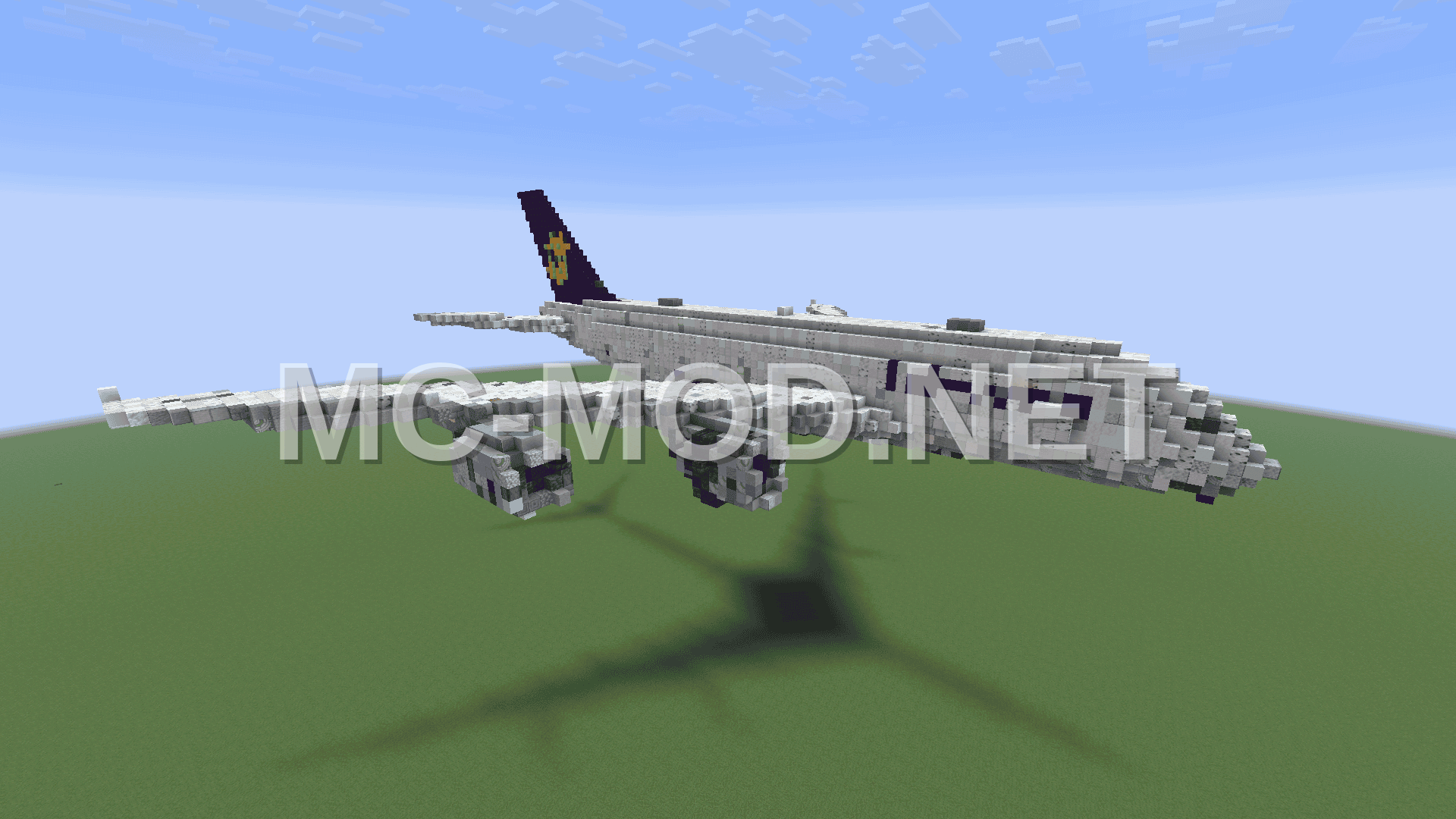 Minecraft Airbus A380 Airplane Model