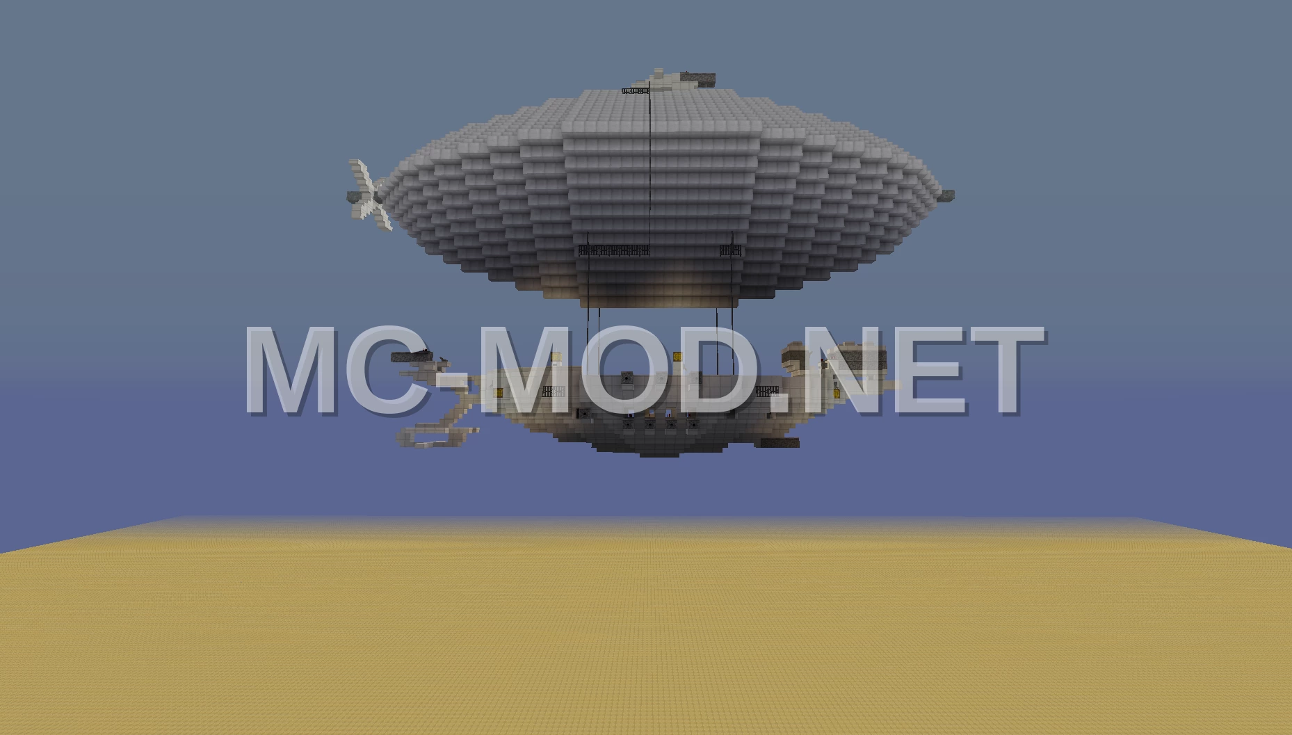 Airship With Decorative Cannons