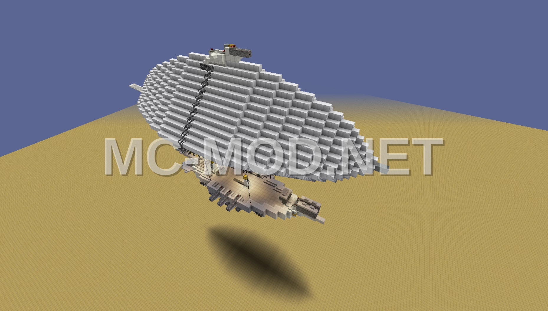 Airship With Decorative Cannons