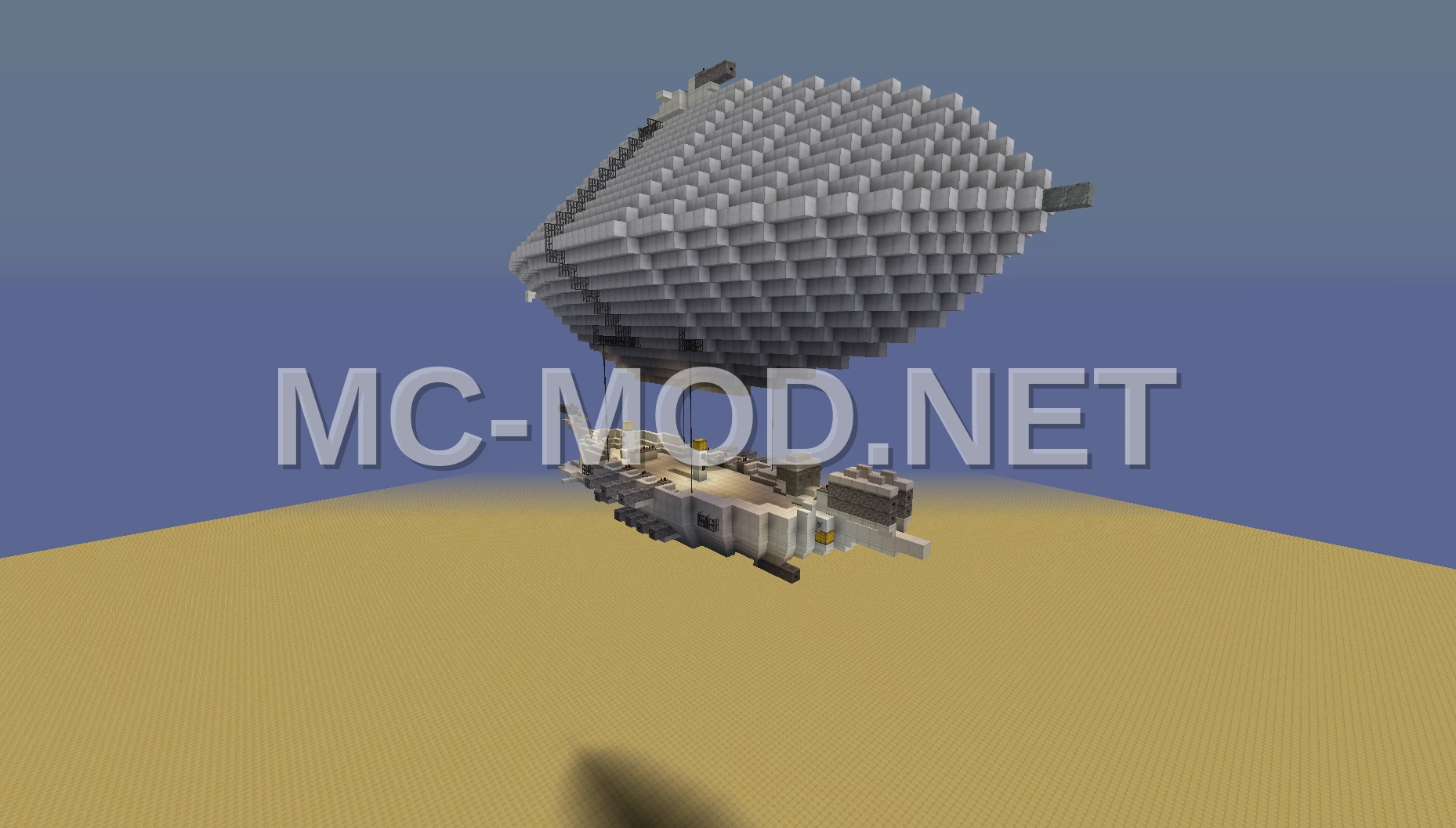 Airship With Decorative Cannons