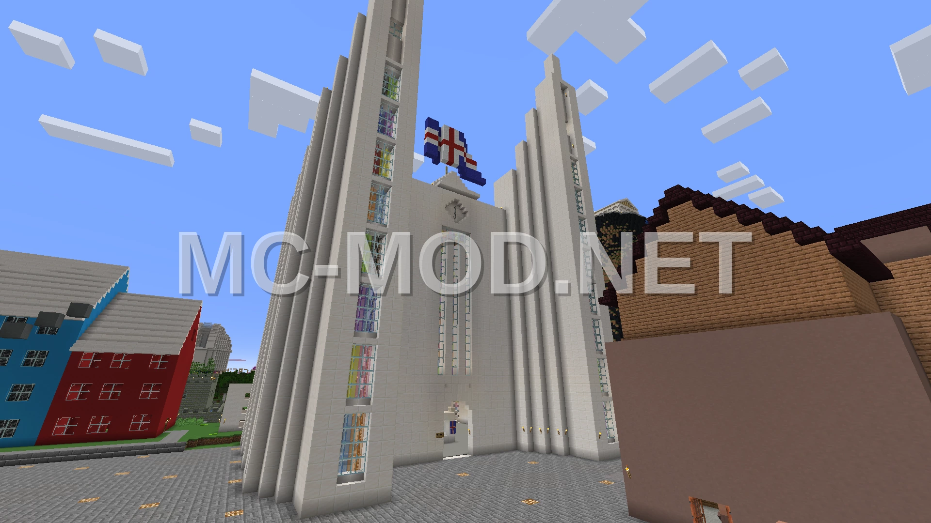 Akureyri Church Minecraft Build