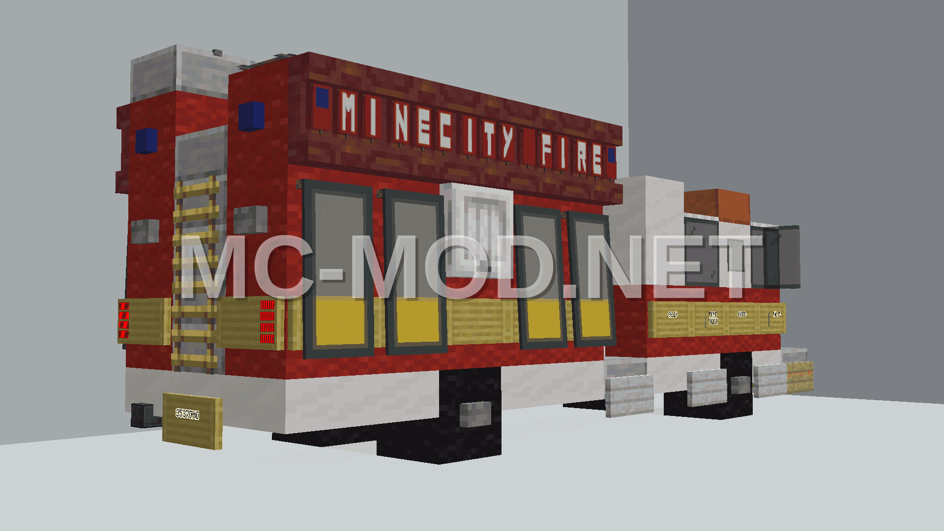 American Fire Truck Decoration