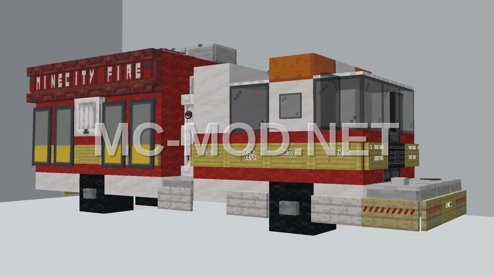 American Fire Truck Decoration