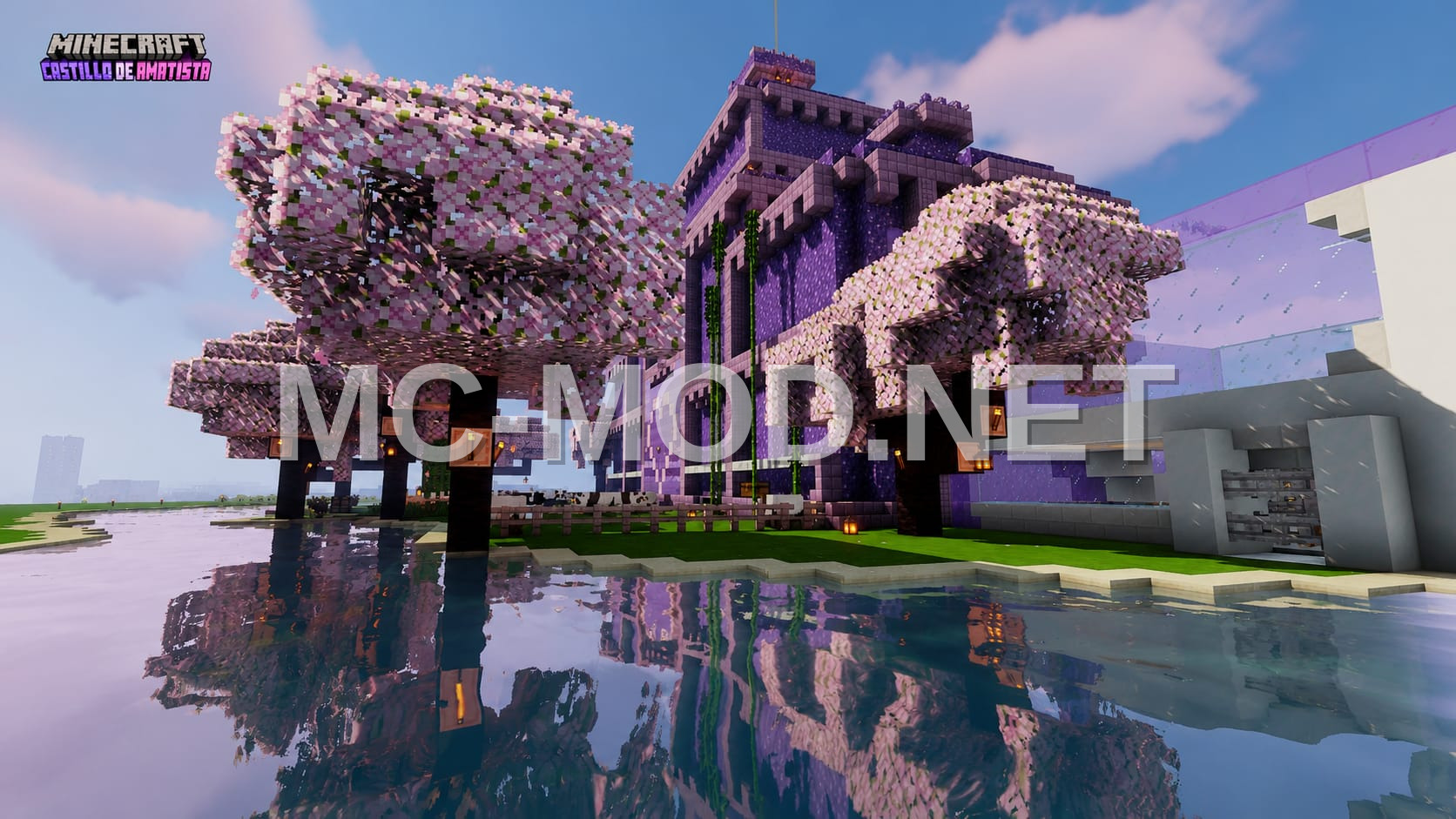 Amethyst Castle Decoration