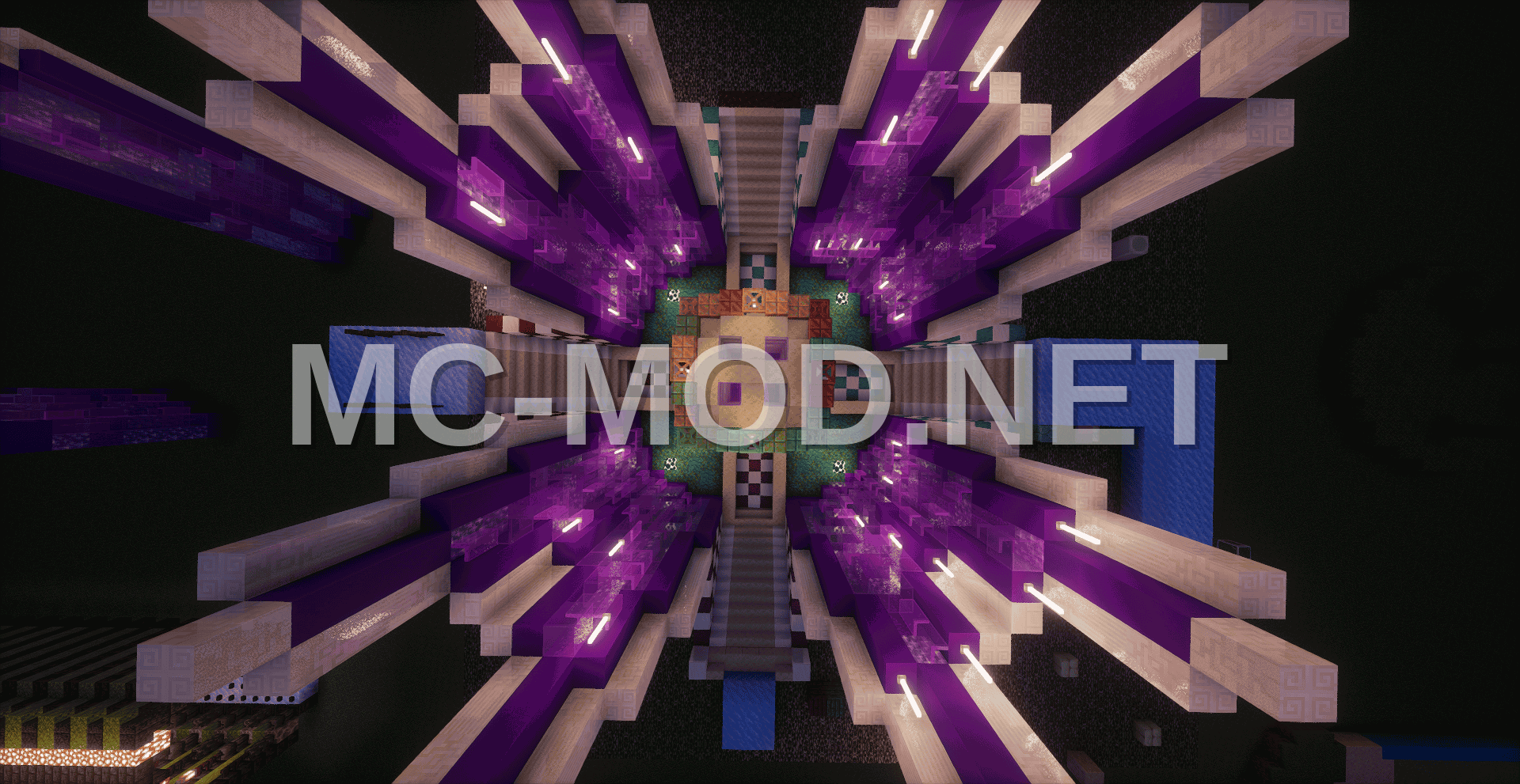 Amethyst Copper Nether Hub
