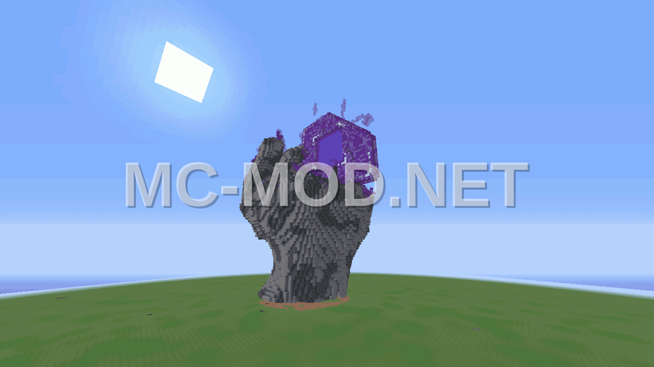 Amethyst Hand Structure