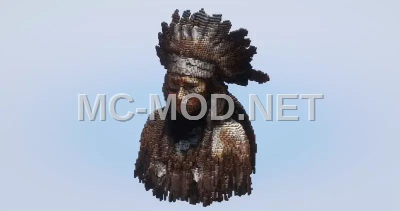 Ancient Aztec Woman Statue