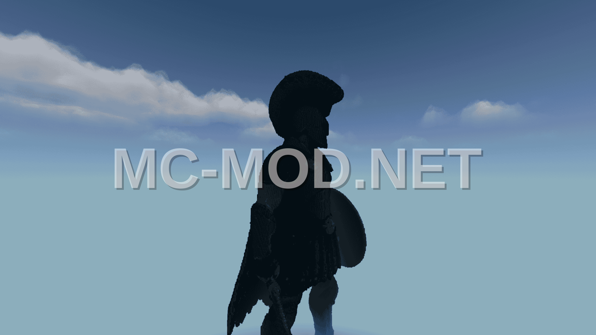 Ancient Greek Hoplite Soldier Statue