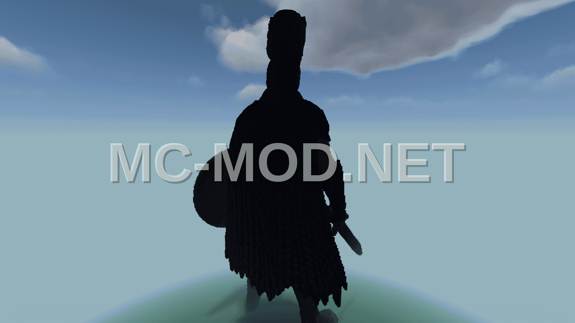 Ancient Greek Hoplite Soldier Statue