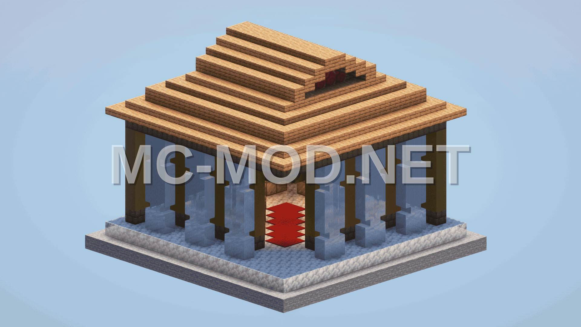 Ancient Greek Roman Temple Build