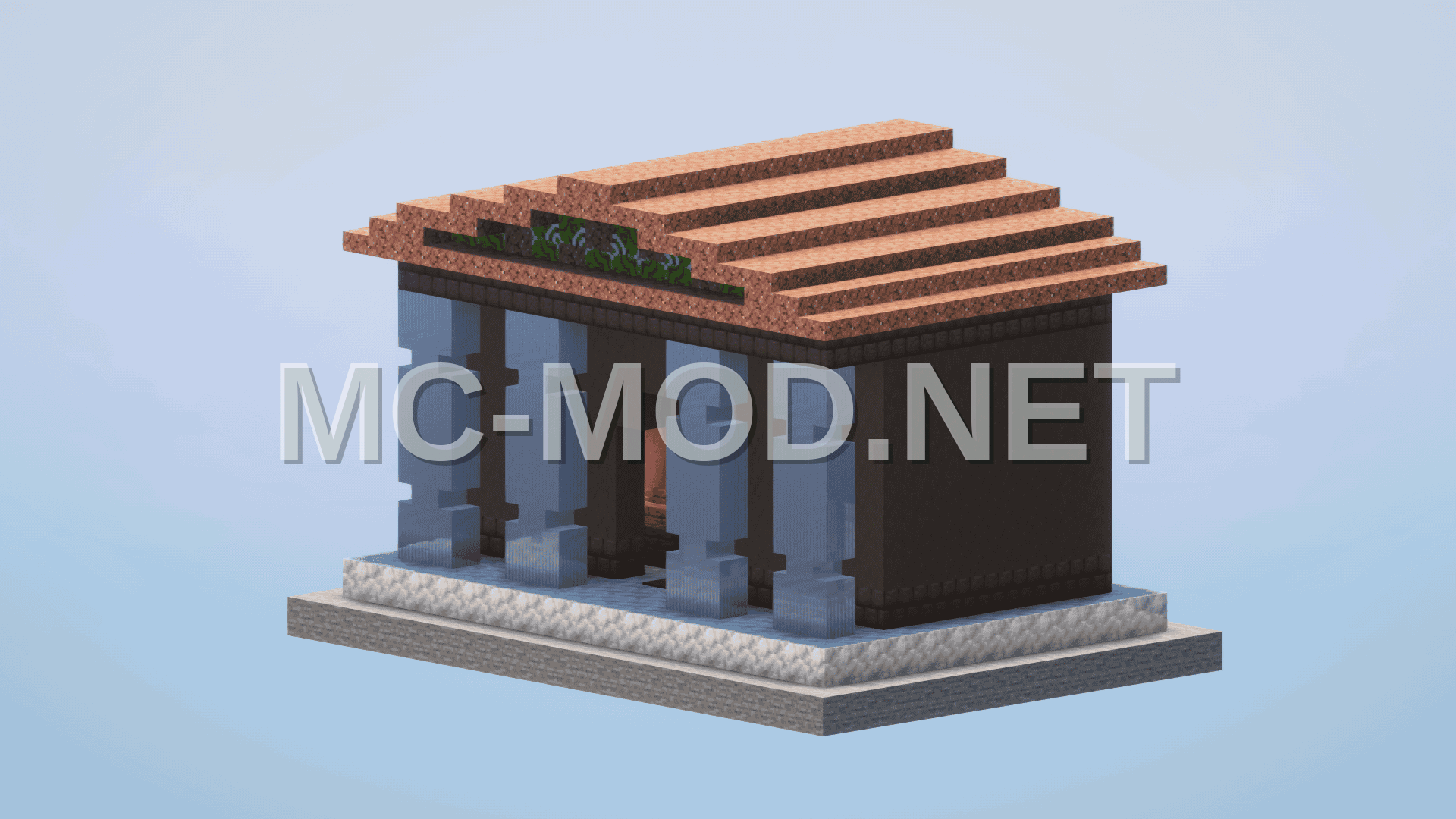 Ancient Greek Roman Temple Build