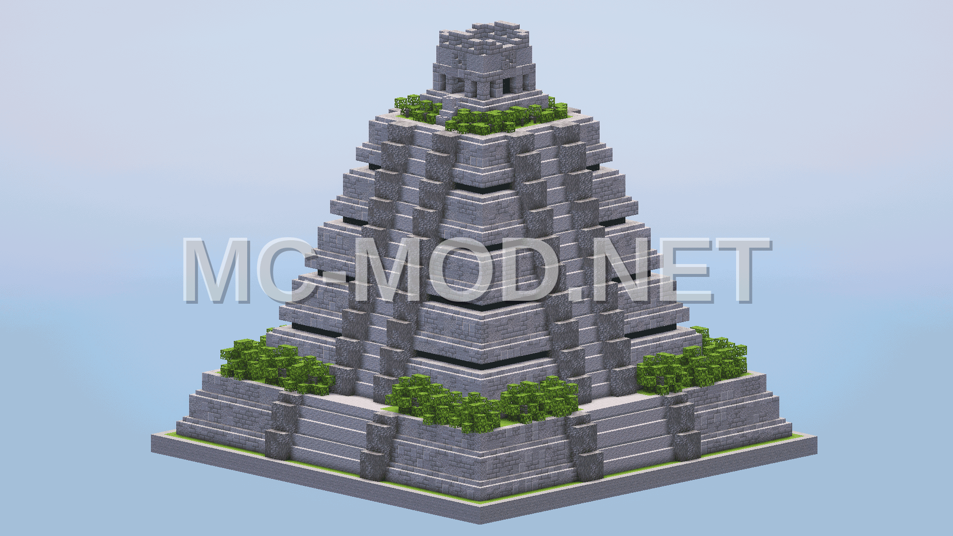 Ancient Mayan Pyramid Temple