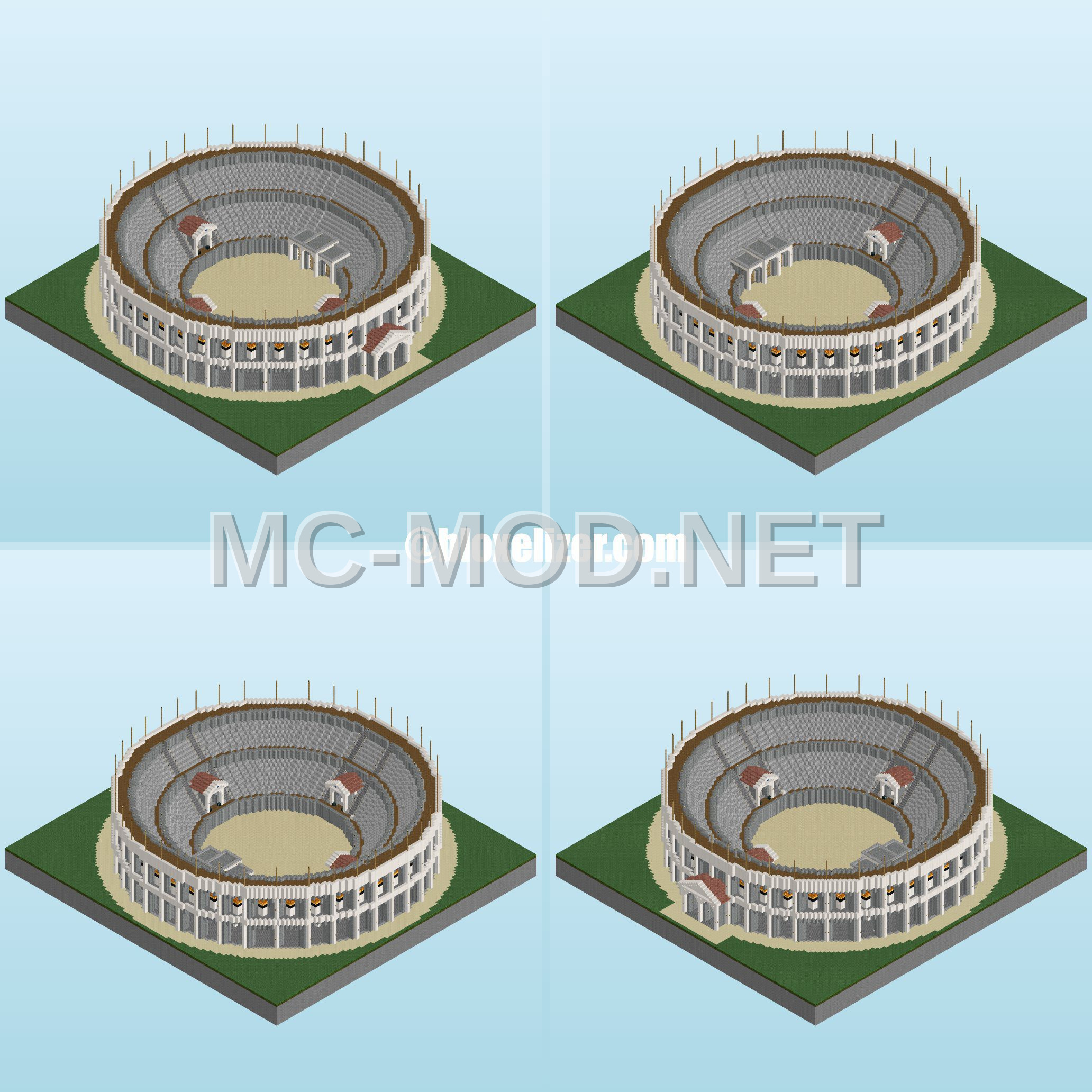 Ancient Roman Arena Structure