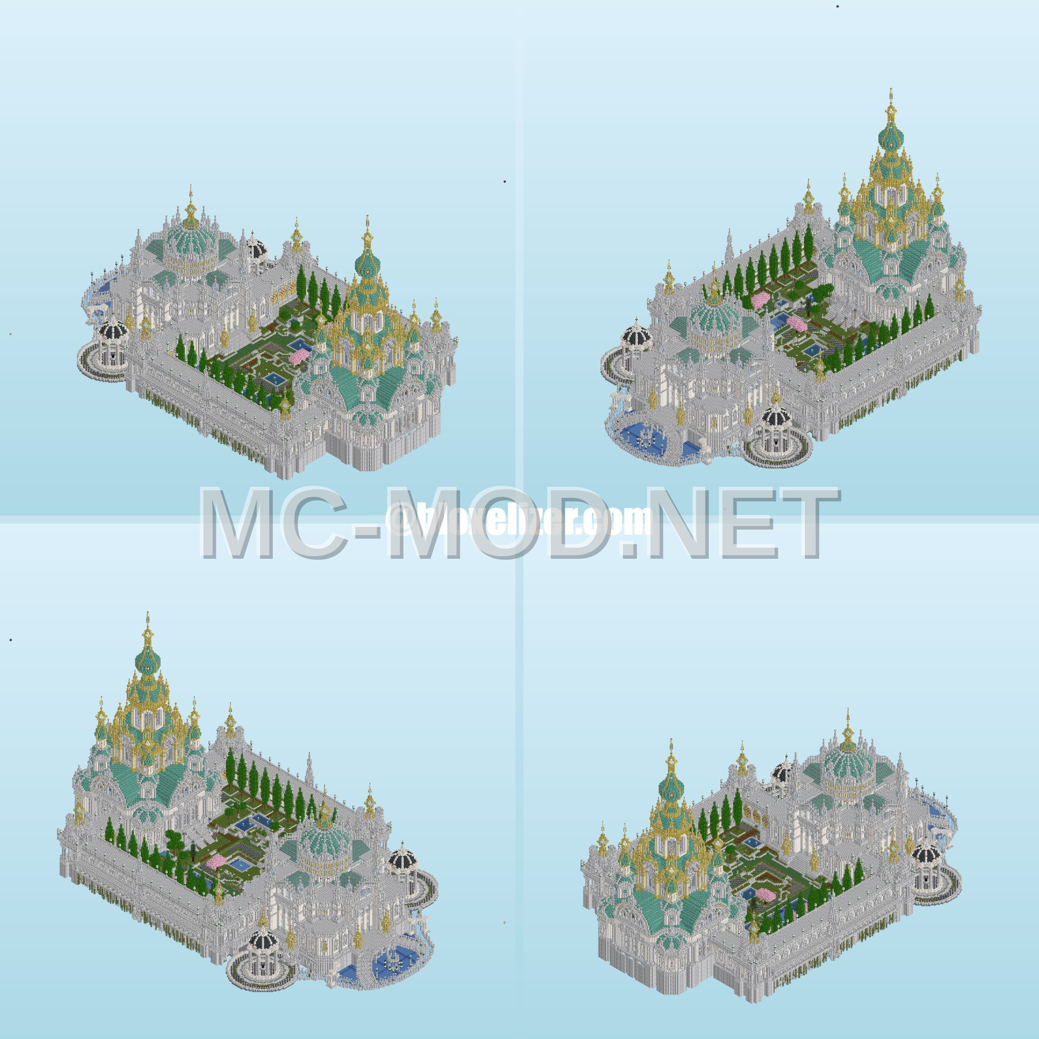Ancient Diorite Temple Schematic