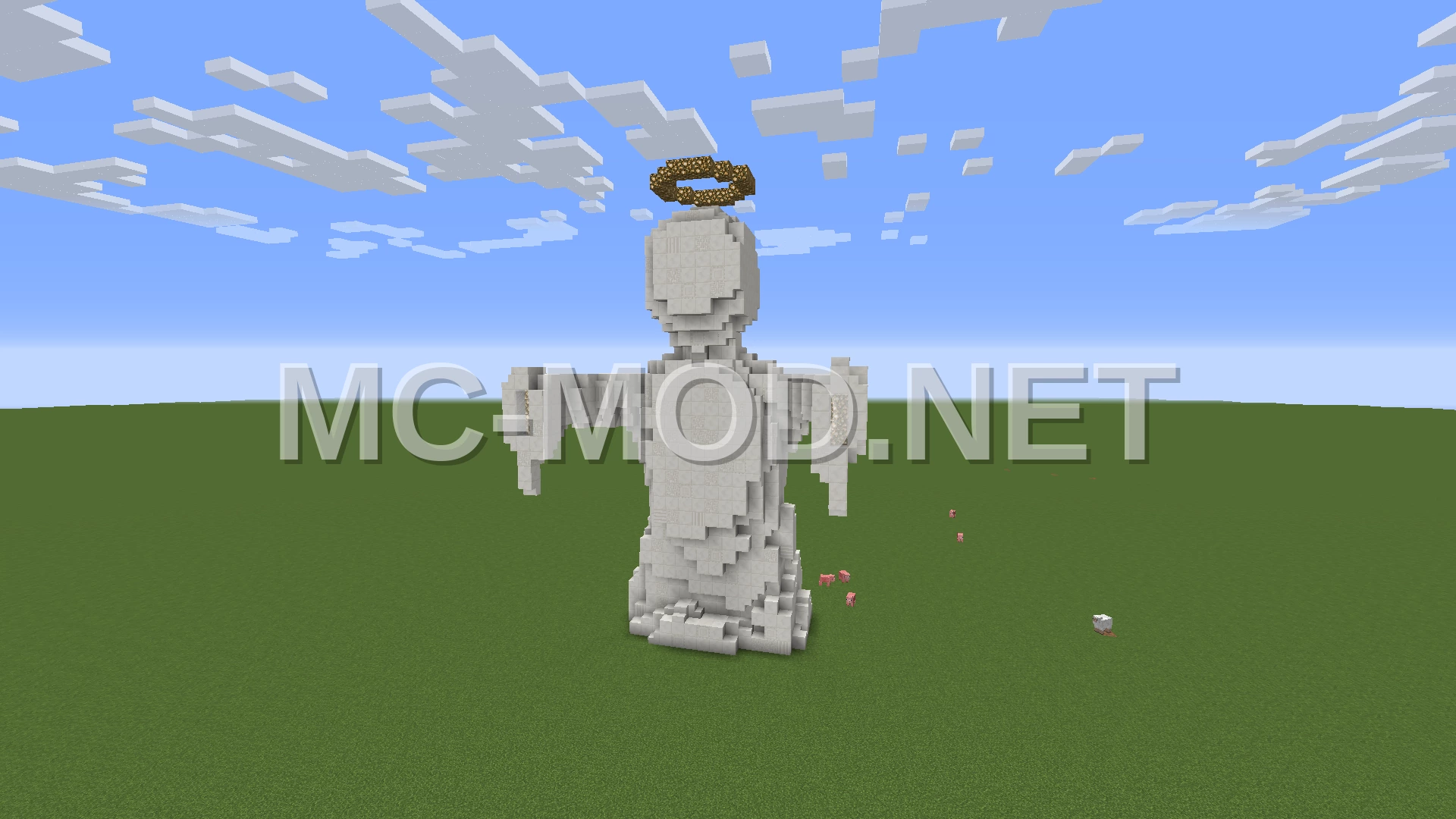 Majestic Quartz Angel Statue