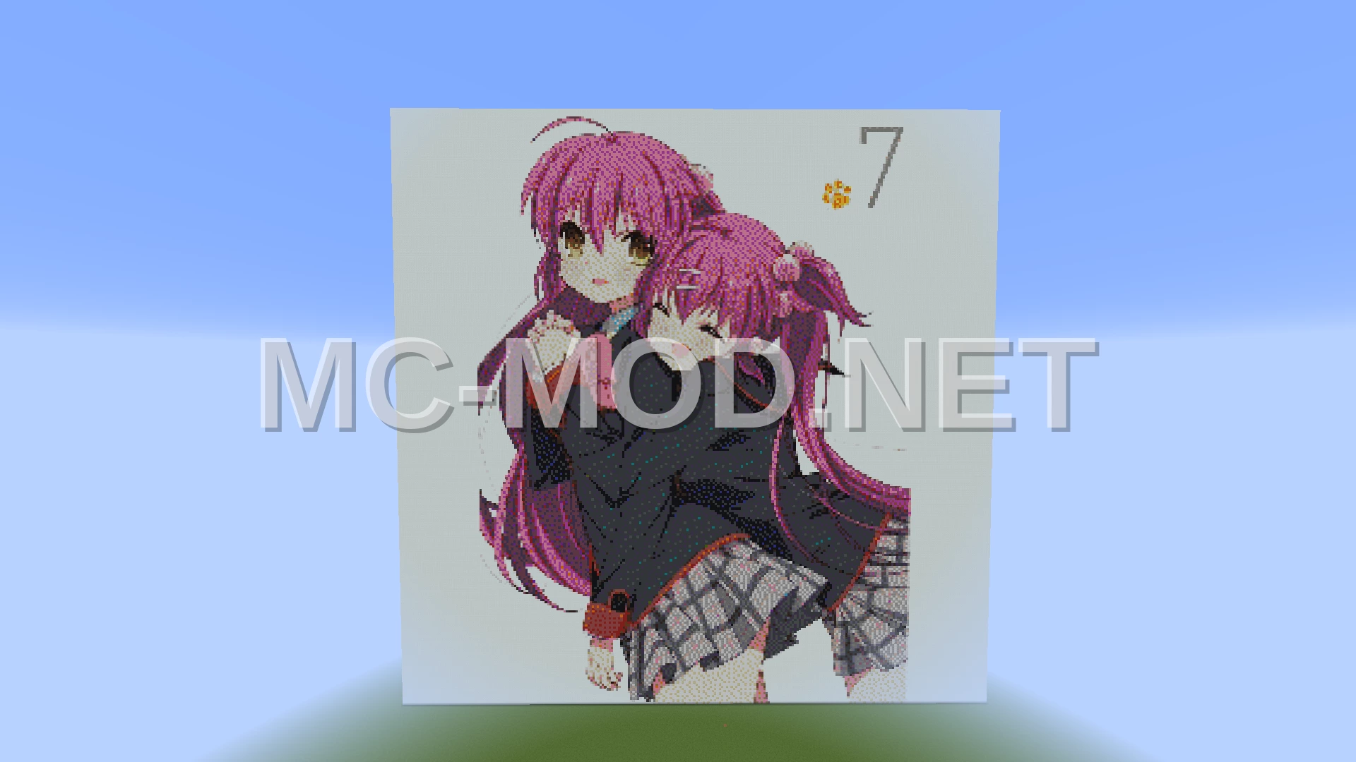 Anime Pixel Art: Kanata & Haruka