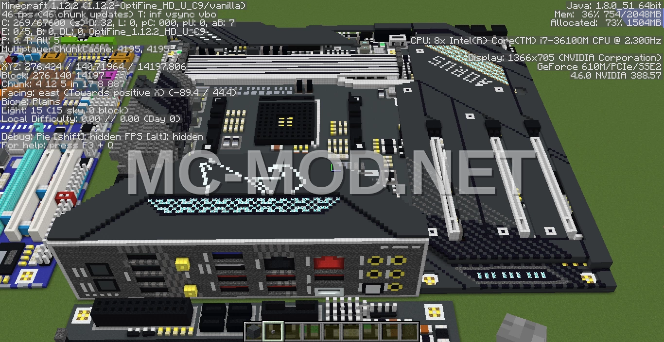 Aorus Xtreme Motherboard Pixel Art – Huge Build