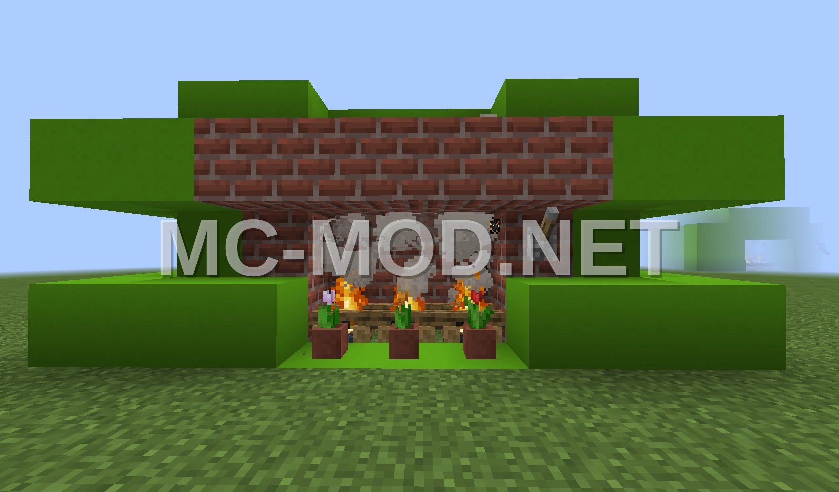 Automated Minecraft Fireplace
